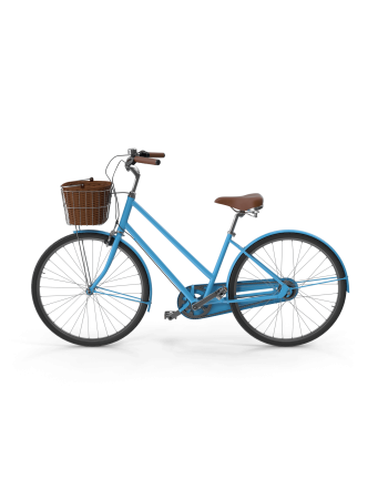 Blue Sky City Bike with Basket