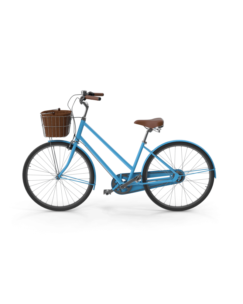 Blue Sky City Bike with Basket