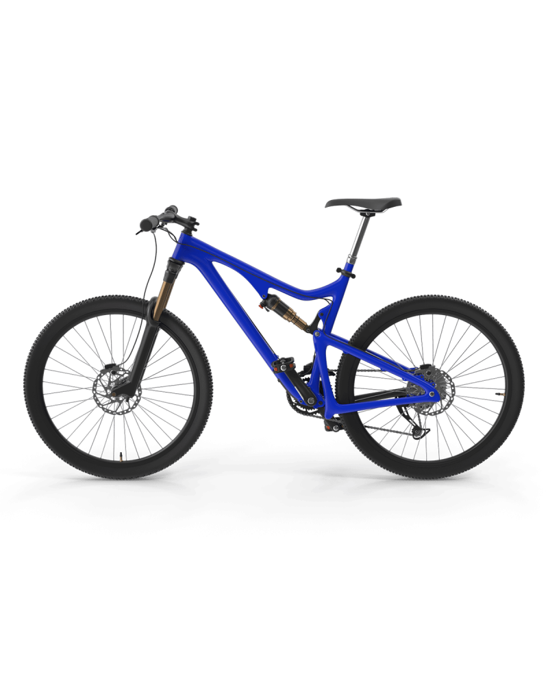 Cobalt Blue Mountain Bike