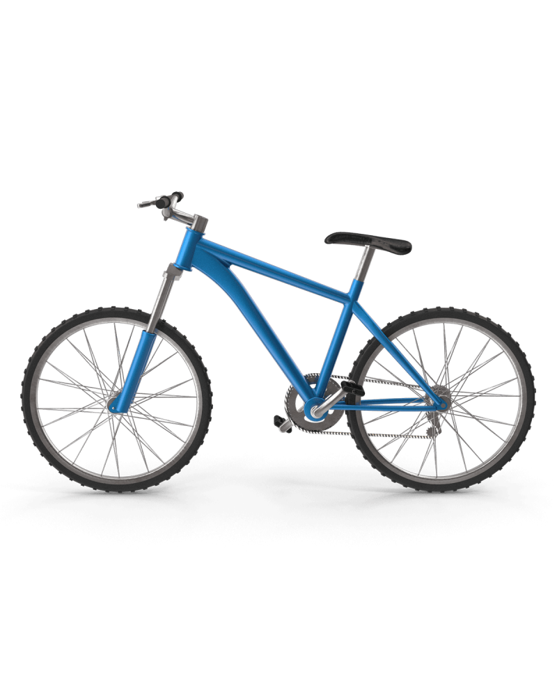 Light Blue Trekking Bike